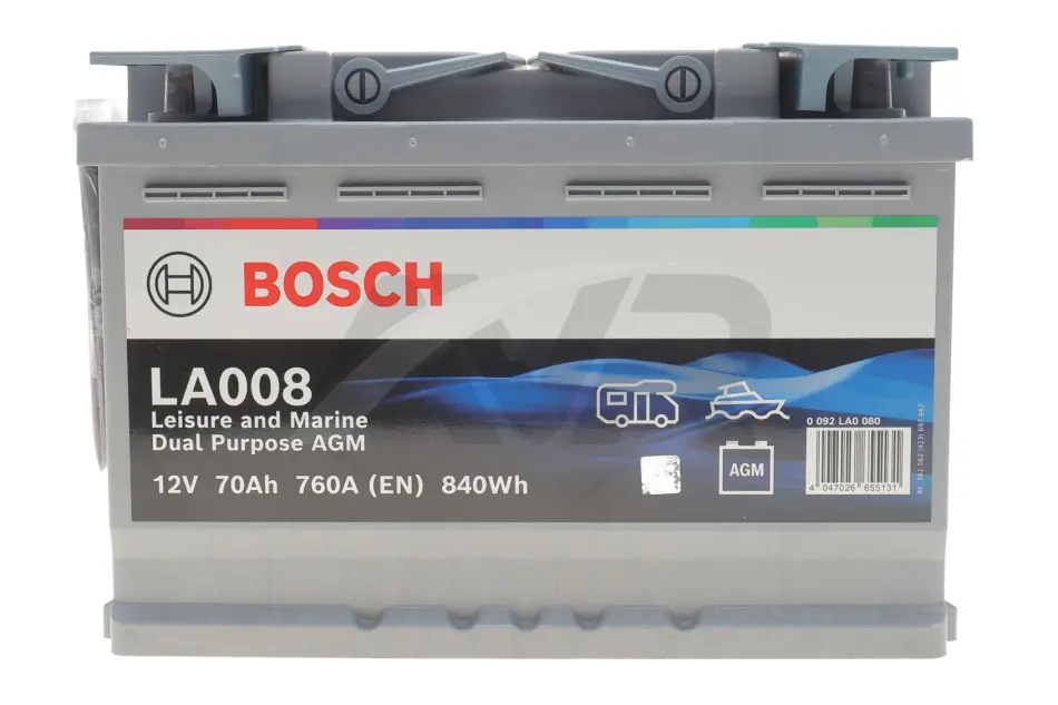 Акумулятор Bosch 12В/70/760/20,09кг BOSCH 0092LA0080 (фото 1)