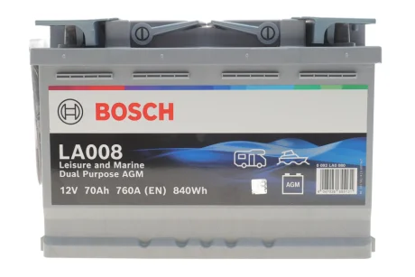 Акумулятор Bosch 12В/70/760/20,09кг BOSCH 0092LA0080