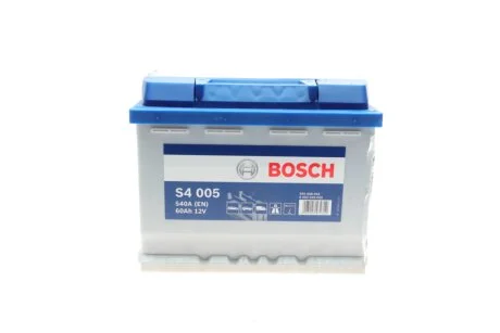 Аккумуляторная батарея 60А BOSCH 0 092 S40 050