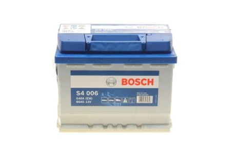 Акумулятор Bosch 12В/60Аг/540А/14,276кг BOSCH 0 092 S40 060