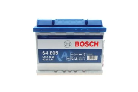 Акумулятор Bosch 12В/60Аг/640А/16,67кг BOSCH 0 092 S4E 051