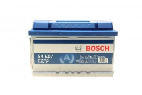 Акумулятор Bosch 12В/65Аг/650А/18,63кг BOSCH 0 092 S4E 070