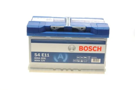 Аккумуляторная батарея 80А BOSCH 0 092 S4E 111