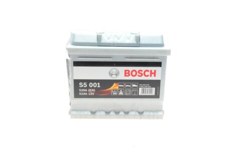 Аккумуляторная батарея 52А BOSCH 0 092 S50 010