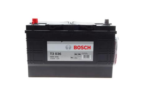 Аккумулятор 12В/110Ач/680А/28,58кг BOSCH 0 092 T30 361