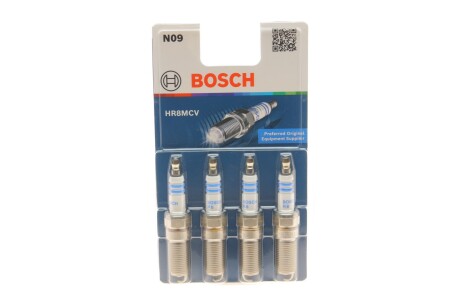 Свеча HR8MEV (1.19), 4ШТ. BOSCH 0242229986