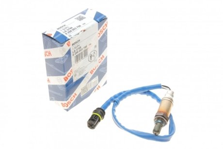 Лямбда-зонд (кількість дротів 4, 580мм) MERCEDES E T-MODEL (S210), E (VF210), E (W210), G (W463), S (W140) LAND ROVER DISCOVERY II 2.4-5.5 02.91-12.15 BOSCH 0 258 003 798