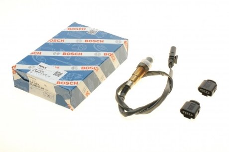 Лямбда-зонд (кількість дротів 4, 750мм) AUDI A1, A3, A4 ALLROAD B8, A4 B8, A5, A6 C7, A8 D4, Q3, Q5, TT PORSCHE CAYENNE SEAT ALTEA, ALTEA XL, EXEO, EXEO ST, LEON, TOLEDO III 1.8-6.3 09.04-12.20 BOSCH 0258010038
