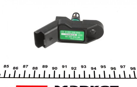 Фото 1 - датчик тиску в колект. всмоктування BOSCH 0261230043 Датчик тиску в колект. всмоктування BOSCH 0261230043 (фото 1)