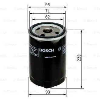Фильтр масляный 4015 DAF (truck) BOSCH 0451104015