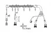 Проволока высоковольтная B 362 BMW 5 (E34) 520/525 \'\'88-91 BOSCH 0986356362 (фото 5)