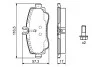 Тормозные колодки, дисковые BOSCH 0 986 424 470 (фото 2)