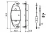 Тормозные колодки, дисковые BOSCH 0 986 424 581 (фото 2)