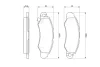Гальмівні колодки дискові BOSCH 0986424804 (фото 6)