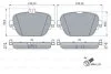 Комплект гальмівних колодок BOSCH 0986424858 (фото 1)