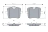 Колодки тормозные дисковые (комплект 4 шт.) BOSCH 0986424923 (фото 5)