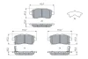 Колодки гальмівні дискові SUZUKI Ignis \'\'F \'\'16>> BOSCH 0986460075 (фото 5)