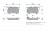 Тормозные колодки задние BOSCH 0 986 461 006 (фото 7)