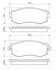 Тормозные колодки дисковые BOSCH 0986461121 (фото 1)