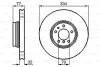 Диск тормозной BMW 7(E38) 5,0-4,0D F "94-"01 BOSCH 0986478623 (фото 1)