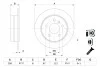 Диск тормозной MB A150-200 W169/B150-200 W245 \'\'R BOSCH 0986479235 (фото 5)