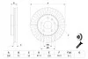 Диск тормозной OPEL/SAAB Insignia/9-5 "F "08>> BOSCH 0986479543 (фото 5)