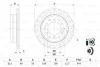 Тормозной диск BOSCH 0986479F07 (фото 1)