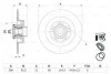 Тормозной диск BOSCH 0986479F42 (фото 1)