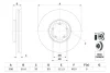 Тормозной диск BOSCH 0986479F46 (фото 1)