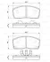 Тормозные колодки, дискові BOSCH 0986493390 (фото 1)