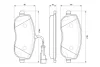 Гальмівні колодки, дискові BOSCH 0986494068 (фото 7)