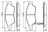 Гальмівні колодки дискові BOSCH 0986494238 (фото 6)