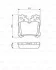 Колодки тормозные дисковые LEXUS LS "R "07>> BOSCH 0986494424 (фото 1)