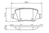 Колодки гальмівні дискові MERCEDES - заміна на 0986494023 BOSCH 0986494569 (фото 4)