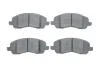 Комплект тормозных колодок, дисковый тормоз BOSCH 0986494575 (фото 1)