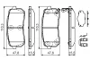 Комплект гальмівних колодок BOSCH 0986494608 (фото 7)