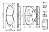Комплект гальмівних колодок BOSCH 0986494610 (фото 7)