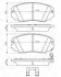 Тормозные колодки, дисковые BOSCH 0986494632 (фото 8)