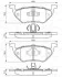 Тормозные колодки, дисковые BOSCH 0986494683 (фото 1)