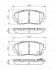 Тормозные колодки дисковые BOSCH 0986494688 (фото 1)