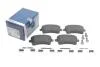 Комплект тормозных накладок, дисковый тормоз BOSCH 0986494733 (фото 2)
