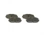 Колодки тормозные дисковые (комплект 4 шт.) BOSCH 0986494770 (фото 1)