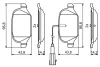 A_Колодки тормозные дисковые FIAT 500/Panda/Panda/Idea \'\'R BOSCH 0986494779 (фото 5)