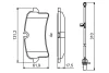 A_Колодки тормозные дисковые AUDI/ PORSCHE A8/S8/Macan \'\'R BOSCH 0986494841 (фото 7)