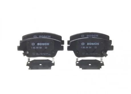 Тормозные колодки дисковые BOSCH 0986494984