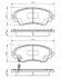 Комплект гальмівних колодок BOSCH 0986495132 (фото 1)