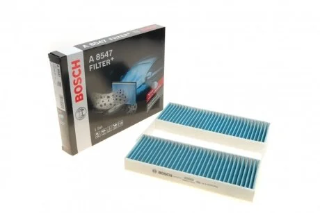 Фільтр салону з активованим вугіллям BOSCH 0 986 628 547
