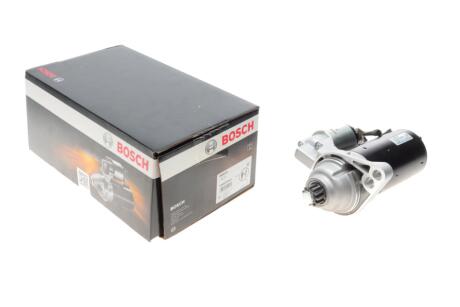 Стартер (12В, 1,7кВт, новий із заставою) AUDI A1, A3 SEAT ALTEA, ALTEA XL, IBIZA IV, IBIZA IV SC, IBIZA IV ST, IBIZA IV/HATCHBACK, LEON, TOLEDO IV SKODA FABIA II 1.2-2.0D 03.04-09.20 BOSCH 1 986 S00 802