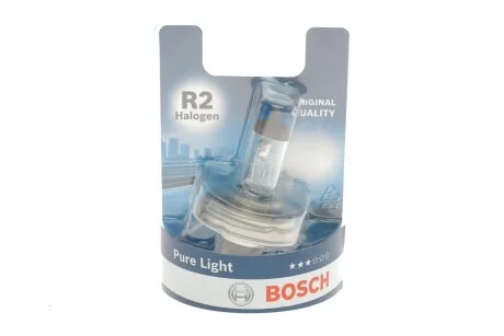 Лампа (упаковка-блістер 1шт) R2 12В 45/40Вт P45T Pure Light BOSCH 1987301021