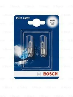 Лампа H6W BOSCH 1987301035